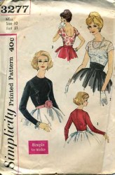 3277 60S SS-LS BLOUSE PATTERN 14 34'' BUST